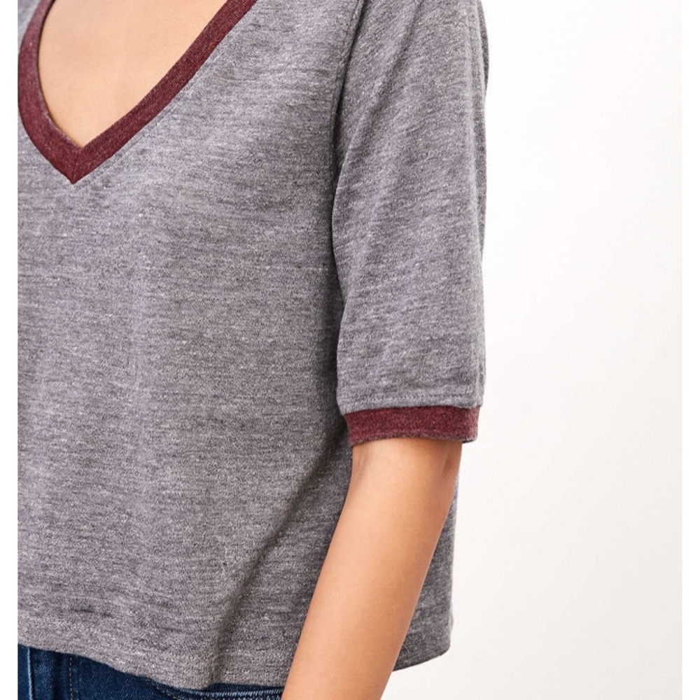 Urban outfitters mouchette ringer tee